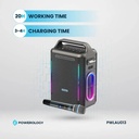 Powerology Karaoke Party Speaker 250W RMS Bluetooth 5.3 Wireless Mic 20H Playtime PD 65W Fast Charging Flashlight |PW013||PWLAU013|