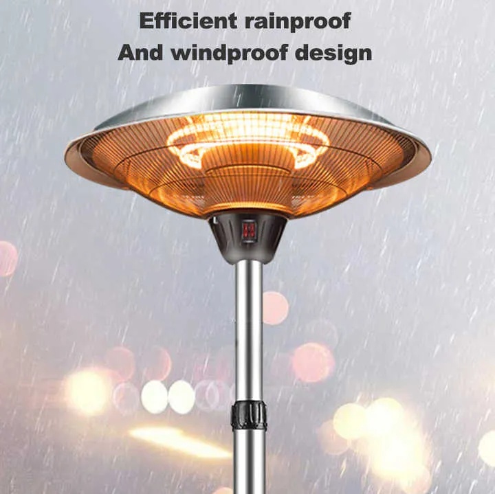 7MD Infrared Heater Instant Heating IP44 Waterproof Safe Energy Efficient Indoor & Outdoor Use