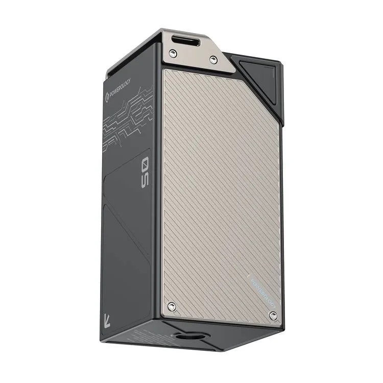 Powerology 50000mAh Power Bank 65W Ultra Fast Charging 3 PD Type C 3 USB A Ports Digital Display Travel Friendly
