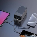 Powerology 50000mAh Power Bank 65W Ultra Fast Charging 3 PD Type C 3 USB A Ports Digital Display Travel Friendly