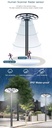 LED Solar Street Light 800W IP67 Waterproof Outdoor Security Lamp with Polysilicon Solar Panel Fast Charging High Energy Storage