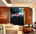 Portable Floor Standing Projection Screen Matt White High Gain Wrinkle Free Wide Viewing Angle for Home Theater Offices & Schools