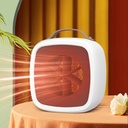 easy Desktop Heater by 7MD Compact Efficient 500W Fast Heating Quiet Warm Air Blower for Bedroom Living Room