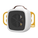 easy Desktop Heater by 7MD Compact Efficient 500W Fast Heating Quiet Warm Air Blower for Bedroom Living Room