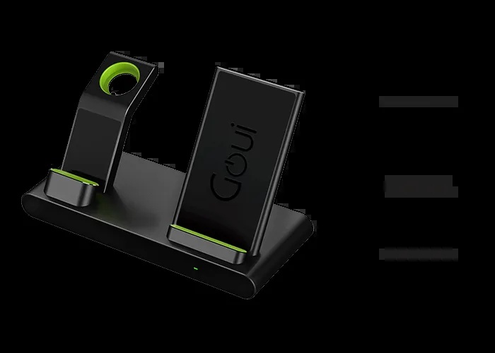 🚨 DISPLAY PIECE 🚨 Goui DOCK.Qi 3 in 1 Qi Fast Wireless Charging Stand (G-WIRESTAND)