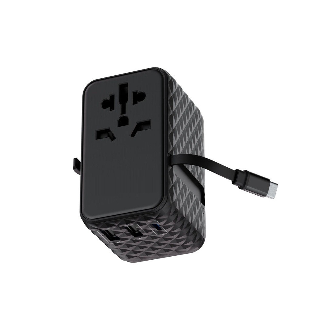7MD Multiport Fast Charger 65W USB C USB A Fast Reliable Multi Device Charging for Laptops Phones Tablets & More |7MD-Q1|