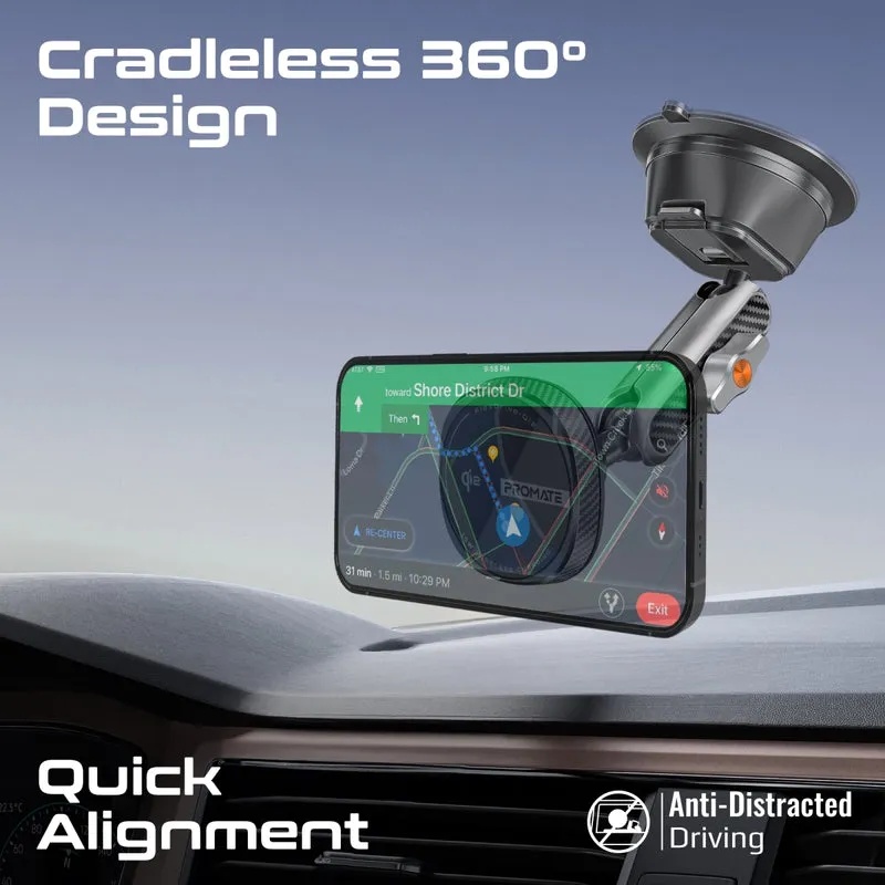 Promate FlexiGrip™ 15W MagSafe Compatible Qi2 Wireless Charger