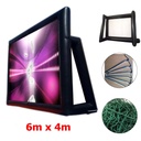 Inflatable Projector Screen Outdoor Screen With | 1.5 * 2.75m | Screen size &  | 2.4m * 3.9m | Outer Frame Size