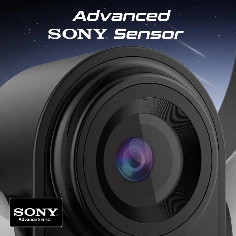 Promate 2K Ultra-HD Webcam with Built-in Mic & Ring Light and detachable Tripod |VistaCam|