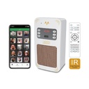 7MD Package Contains 1 x 7MD Wall Quran Speaker 1 x 7MD Sensational Perfumes and 1 x 7MD Azan Clock With Prayer & Azan Reminders
