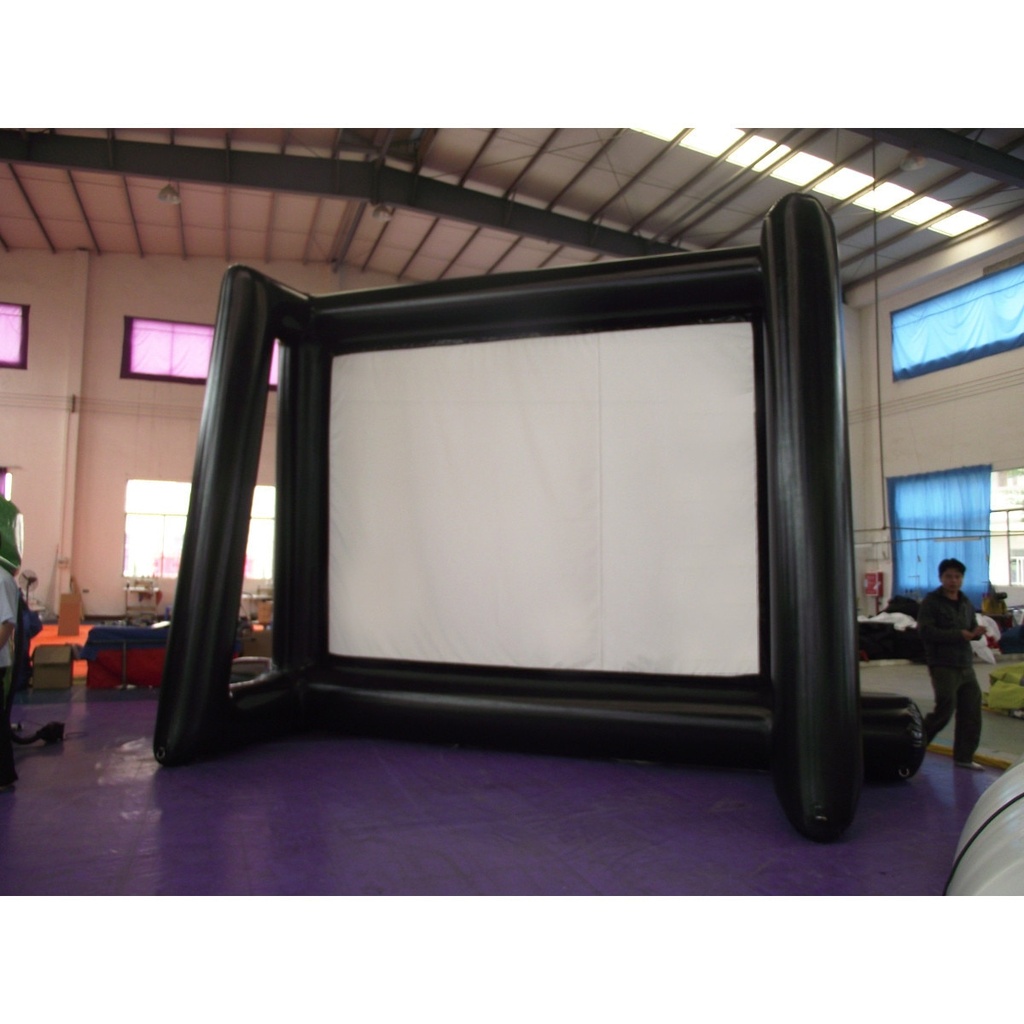 Inflatable Projector Screen Outdoor Screen With | 1.5 * 2.75m | Screen size &  | 2.4m * 3.9m | Outer Frame Size