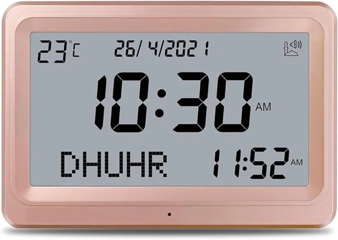 7MD Package Contains 1 x 7MD Wall Quran Speaker 1 x 7MD Sensational Perfumes and 1 x 7MD Azan Clock With Prayer & Azan Reminders