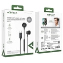 Acefast Wired Earphones USB-C with Mic Clear Sound Comfortable Fit 1.2m Tangle Free Cable for Phone and Tablet |L2|