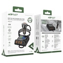 Acefast Fast IN Car Charger Splitter 138W 2 USB C 4 USB A Ports Digital Display Smart Charging for Phones Tablets Laptops |B11|