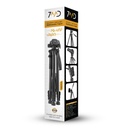 7MD Aluminum Lightweight Multifunction Tripod for Cameras and Phones Adjustable Height Portable Travel Tripod |7MD24101|