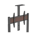 Powerology Electric TV Stand with Vertical Height Adjustment for 37"- 86" TVs Stable Durable with Easy Control Panel