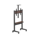 Powerology Electric TV Stand with Vertical Height Adjustment for 37"- 86" TVs Stable Durable with Easy Control Panel