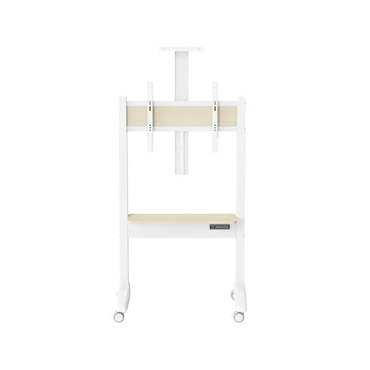 Powerology Electric TV Stand with Vertical Height Adjustment for 37"- 86" TVs Stable Durable with Easy Control Panel