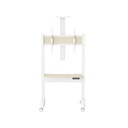 Powerology Electric TV Stand with Vertical Height Adjustment for 37"- 86" TVs Stable Durable with Easy Control Panel