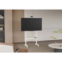 Powerology Electric TV Stand with Vertical Height Adjustment for 37"- 86" TVs Stable Durable with Easy Control Panel