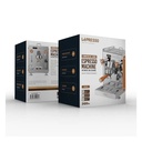 Lepresso Espresso Machine 3100W 1.6L Water Tank Capacity 15 Bar Pump Automatic Pressure Relief with Dual Boiler System and Milk Steamer |LPCFFM0029|