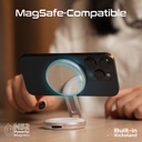 Promate 360° Rotatable Ultra Slim MagSafe Compatible Rechargeable LED Ring Light |MagHalo-Pro|