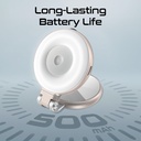 Promate 360° Rotatable Ultra Slim MagSafe Compatible Rechargeable LED Ring Light |MagHalo-Pro|