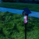 7MD Solar Garden & Wall Mount Insect Killer 5W 800V UV LED Accurate Tracking Solar & USB Rechargeable Rainproof Design
