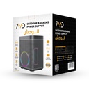 7MD Outdoor Karaoke Power Supply Portable Bluetooth Speaker Flame Retardant Materials Large Capacity Battery OTG HD Digital Live Streaming Tweeter and Woofer |7MD-300|