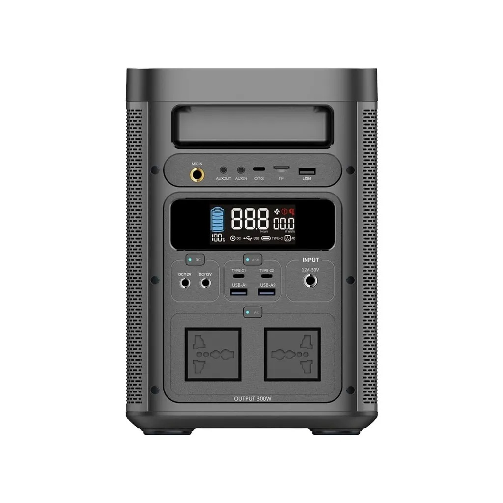 7MD Outdoor Karaoke Power Supply Portable Bluetooth Speaker Flame Retardant Materials Large Capacity Battery OTG HD Digital Live Streaming Tweeter and Woofer |7MD-300|