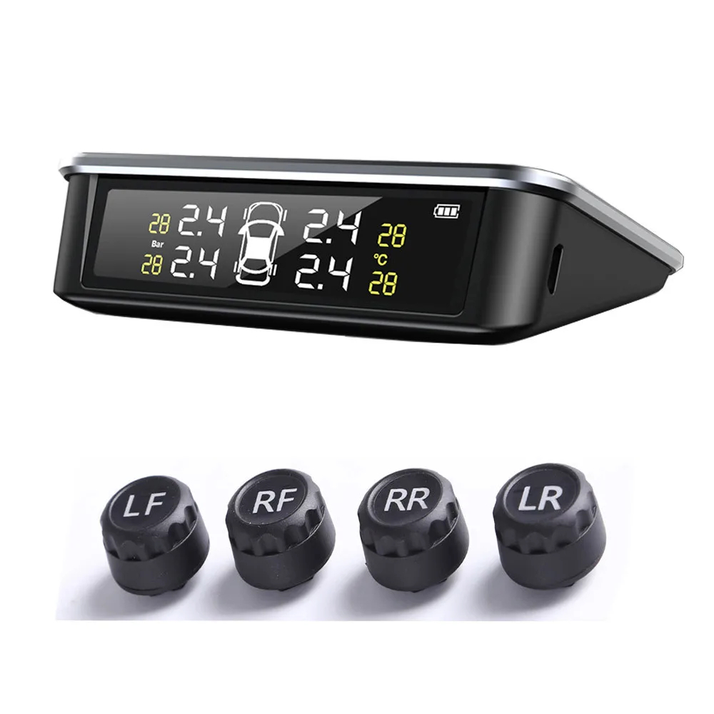 7MD Car Tire Pressure Monitoring System TPMS for Real Time Safety and Performance Monitoring With Leak & Temperature Warnings