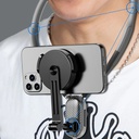 7MD 2 in 1 Halter Stand Magnetic Phone Holder Camera Bracket Compatible with iPhone 12 and Above