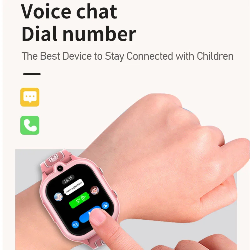 7MD 4G Kids Smart Watch GPS Tracker Waterproof Video Call SOS Smartwatch with Camera for Children