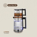 Lepresso ThermoBrew Turkish Tea Glass Kettle 1.8L Electric Kettle with 1.2L Teapot Advanced Brewing System Auto Shut Off Keep Warm Mode |LP020||LPCFFM0020|