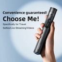 RTAKO Integrated Selfie Stick Bluetooth Tripod with 720° Rotation and Auto Opening Tripod for Travel Live Streaming and Videos |RZP001-AB226|