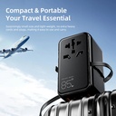 Ghaith Vyvylabs Explorer Series GaN 85W Travel Adapter 4 Ports AC Fast Charger with Type C Cable Universal Plug for 200 Countries |GAN85T|