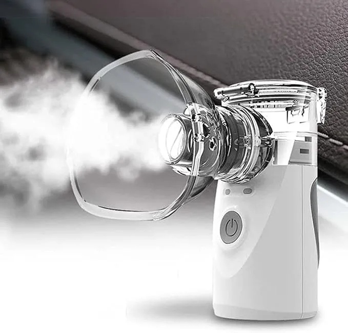 Ghaith Portable Nebulizer Inhaler Machine Mini Handheld Steam Humidifier Vaporizer Cool Mist for Adults and Kids