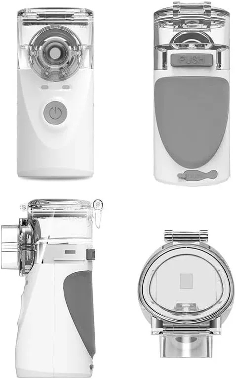 Ghaith Portable Nebulizer Inhaler Machine Mini Handheld Steam Humidifier Vaporizer Cool Mist for Adults and Kids