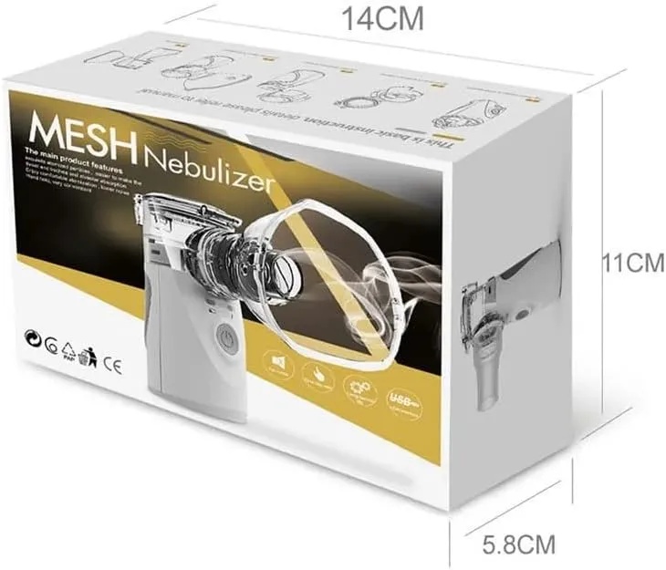 Ghaith Portable Nebulizer Inhaler Machine Mini Handheld Steam Humidifier Vaporizer Cool Mist for Adults and Kids