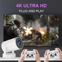 Ghaith G300 Pro HiFi Gaming Projector Built In Chromecast 20000 Games 720P LED Home Theater Android 11 Short Throw