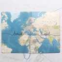 Ghaith Colorful Passport Holder Travel PVC Passport Cover with Elastic Band for Secure Storage