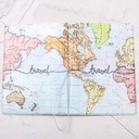 Ghaith Colorful Passport Holder Travel PVC Passport Cover with Elastic Band for Secure Storage