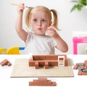 Ghaith Children's House Building Set 3D Home Construction Kit Colorful Stacking Blocks for Boys and Girls Educational Toy