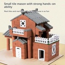 Ghaith Children's House Building Set 3D Home Construction Kit Colorful Stacking Blocks for Boys and Girls Educational Toy