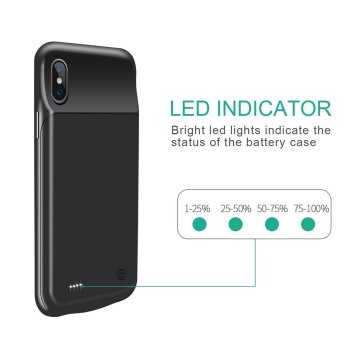 Baseus Battery Case for iPhone Xs Max, 4000mAh for Apple iPhone Xs Max 6.5 Inch (Black)