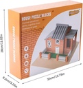 Ghaith Children's House Building Set 3D Home Construction Kit Colorful Stacking Blocks for Boys and Girls Educational Toy