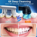 Ghaith & Qalby Etmaan Deep Clean 3D Rechargeable Electric Toothbrush Ultra Sonic Rotating Brush for Whitening and Plaque Removal