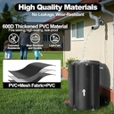 Ghaith & Qalby Etmaan Collapsible Rain Barrel Portable Rainwater Storage Tank Catcher Container with Filter for Garden Water Collection