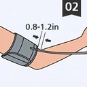 Ghaith & Qalby Etmaan iGen Automatic Blood Pressure Monitor USB Rechargeable Large LCD Display High Accuracy with Memory Storage |BP 300|