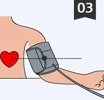 Ghaith & Qalby Etmaan iGen Automatic Blood Pressure Monitor USB Rechargeable Large LCD Display High Accuracy with Memory Storage |BP 300|
